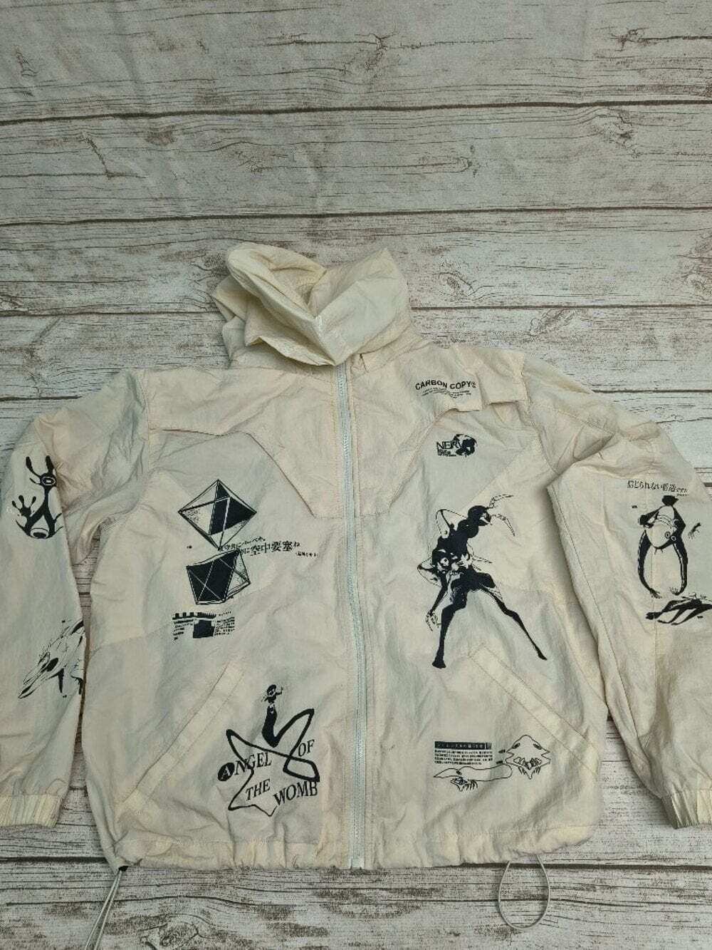 Carbon Copy All Angels Windbreaker Japan Street Wear Men Size Large